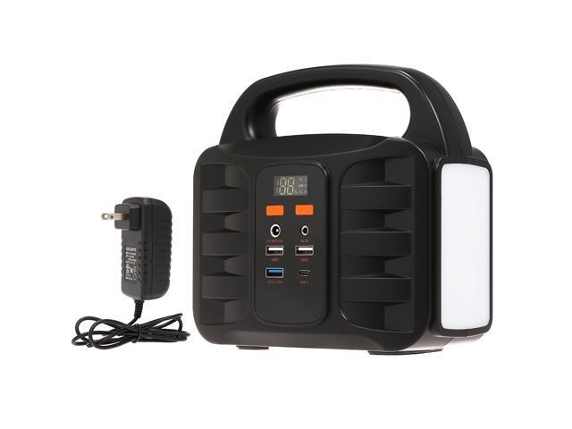Portable Generator Power Supply Station 155Wh Emergency Backup Lithium Battery Quiet Gas-free Power Inverter Charged by Solar Panel/Wall