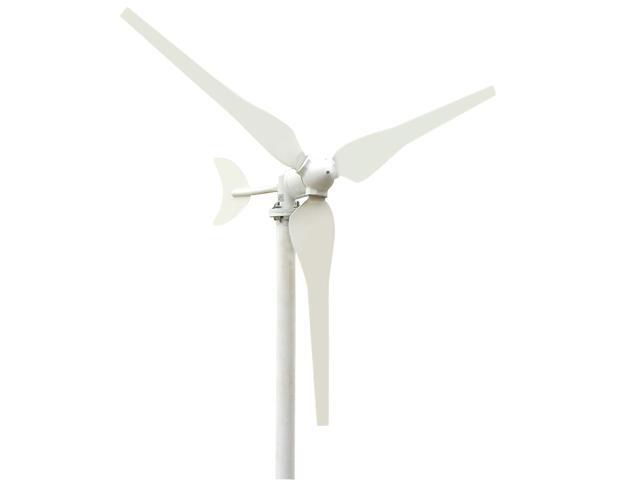 100W Wind Turbine Generator DC 24V Garden Street Lights Wind Turbines 3 Blades Wind Generator Kit Low Wind Speed Starting