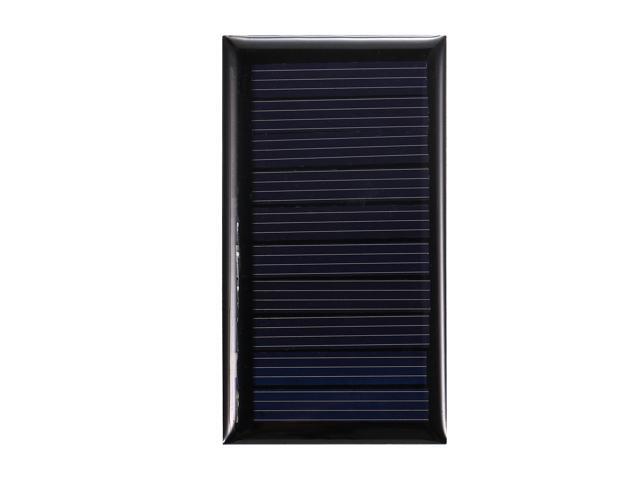 03W 5V Solar Panel Polycrystalline Silicon Solar Cell DIY Waterproof Camping Portable Power Solar Panel Compatible for 37V Battery Toys Light
