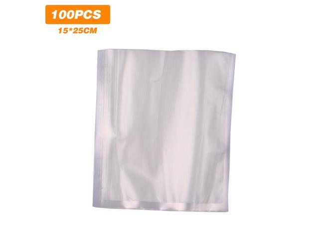 100pcs Vacuum Sealer Bags 15x25 Commercial Grade Sous Vide Vaccume Safe Universal Pre-Cut Bag for Food Saver