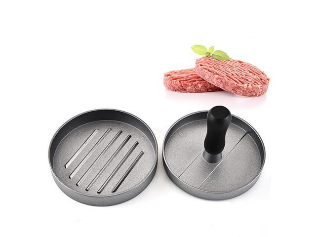 Burger Press Patty Maker Hamburger Maker Non-stick Zinc Alloy Presser for Barbecue Grilling