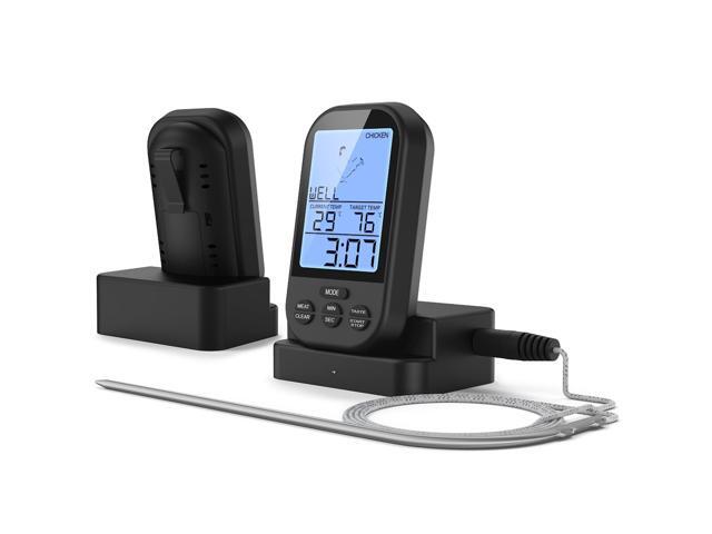 Wireless Remote Digital Thermometer Timer Cooking Meat Thermometer Probe Meat Steak BBQ Temperature Gauge Kitchen Cooking Tools