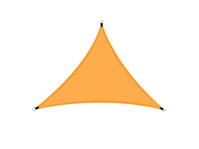 13ft Rain Fly UV Resistant Sun Shade Sail Canopy Waterproof Heavy Duty Triangle 210T Polyester Awning Sand Sunshade for Outdoor Patio Garden