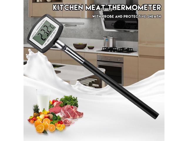 Meat Thermometer Instant Read Thermometer Digital Cooking Thermometer Food Thermometer with Probe Protective Sheath for Kitchen BBQ Grill Smoker