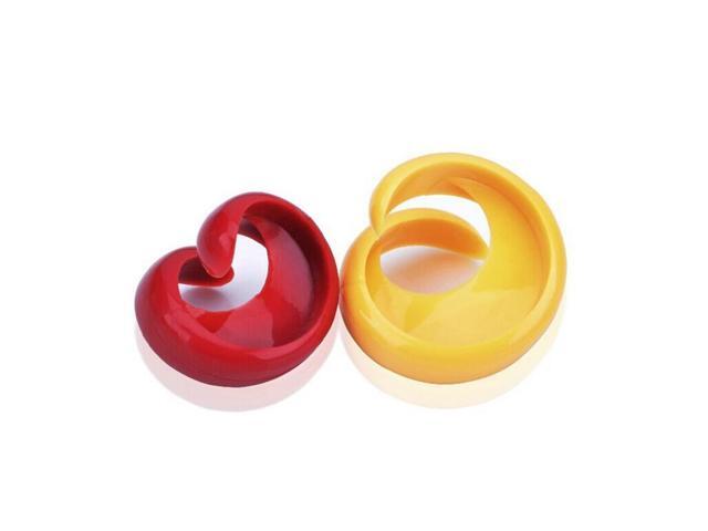 2Pcs Sausage Cutter Set Food -Grade Plastic Manual Sausage Cutter Spiral Barbecue Hot Dogs Cutter Slicer Kitchen Cutting Gadget