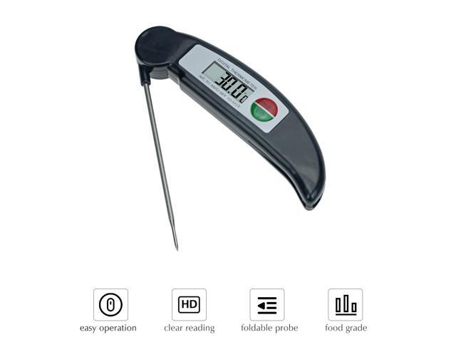 Thermometer Instant Read Digital Cooking Thermometer? /? Switch Candy Super Long Probe Kitchen BBQ Grill Smoker Meat Oil Milk Yogurt Temperature