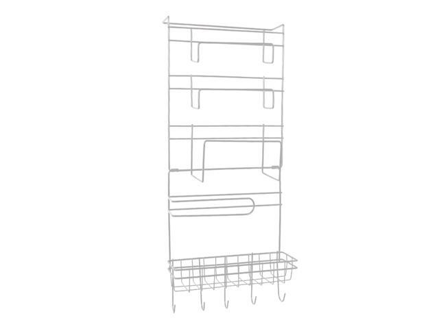 Heavy-duty Kitchen Rack Detachable Refrigerator Hanging Storage Rack Organizer Shelf Space Saver Fridge Side Wall Storage Hanging Holder Including