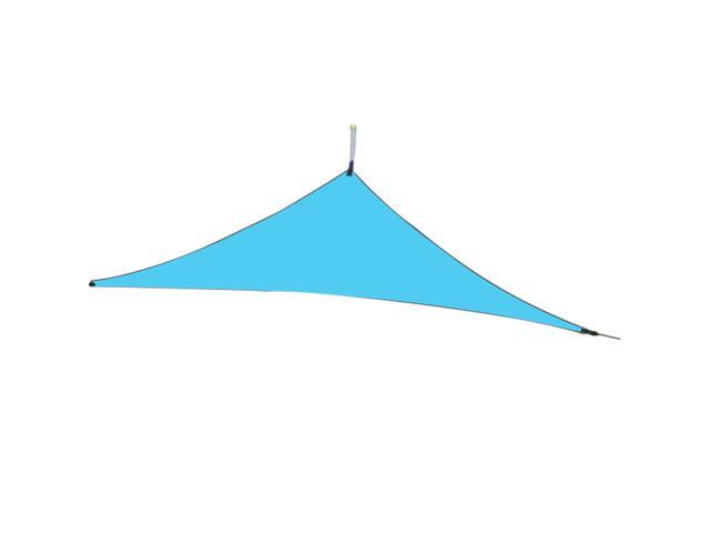 10ft Rain Fly UV Resistant Sun Shade Sail Canopy Waterproof Heavy Duty Triangle 210T Polyester Awning Sand Sunshade for Outdoor Patio Garden