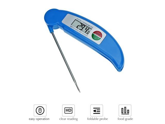 Thermometer Instant Read Digital Cooking Thermometer? /? Switch Candy Super Long Probe Kitchen BBQ Grill Smoker Meat Oil Milk Yogurt Temperature