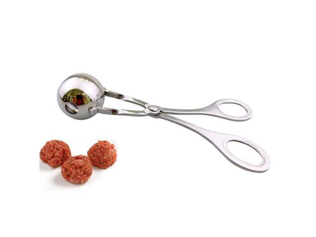 Meatball Scoop Ball Maker Stainless Steel Meat Baller Tongs Non-Stick Meat Baller Cake Rice Dough Scoop for Kitchen Tools