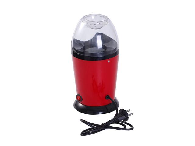 Automatic Mini Popcorn Machine Household Healthy Hot Air Popcorn Popper Maker with Measuring Cup Easy to Operate 1200W 110V US Plug
