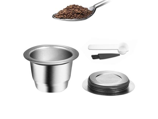 Coffee Capsules Stainless Steel Coffee Maker Pod Filters Cup 013oz Capacity for Nespresso U CitiZ Pixie Le Cube Maestria Lattissima Inissia
