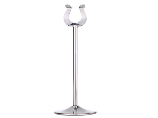 Anself 8' Stainless Steel U Shaped Table Number Place Card Holder Menu Stand for Wedding Restaurant