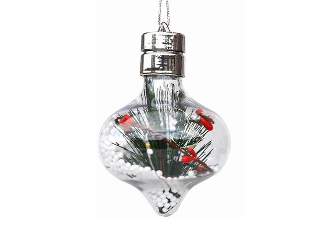 LEDs Fairy Lights Warm White Bulb Shaped Decorative Hanging Lights Waterproof Garden Patio Landscape Backyard Lighting for Wedding Party Christmas