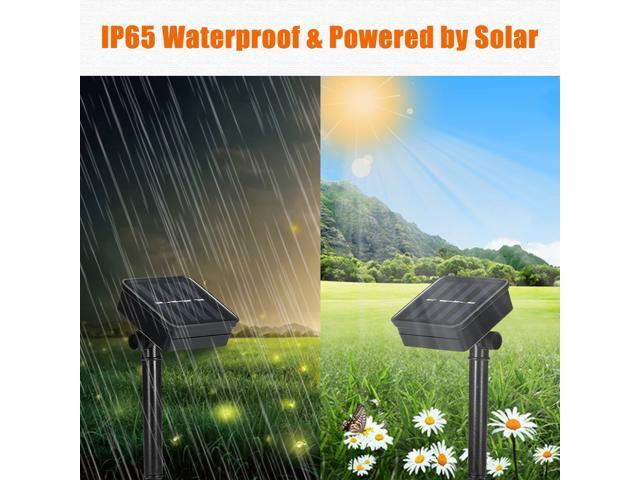 Solar String Lights 19ft 30 LED Rope Light White Ball Shape 8 Modes Multicolor for Party Garden Home Festival Decoration