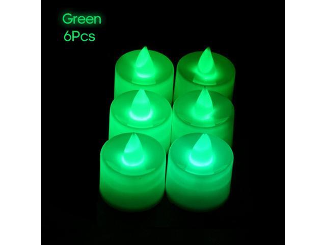 6/12Pcs Electric Led Candle Lamp Flameless Tealight Candles for Home Party Birthday Wedding Festival Decoration