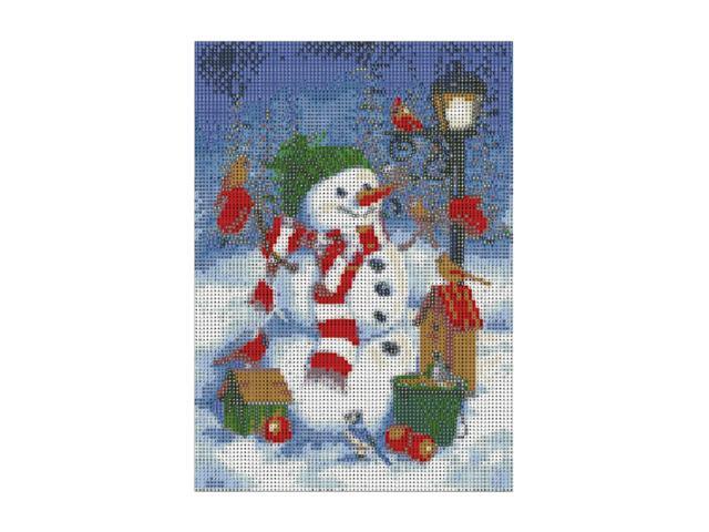 12*16 Inch Christmas DIY 5D Diamond Painting Kit Full Drill Diamond Painting Santa Snowman Pattern Resin Rhinestone Mosaic Embroidery Cross Stitch