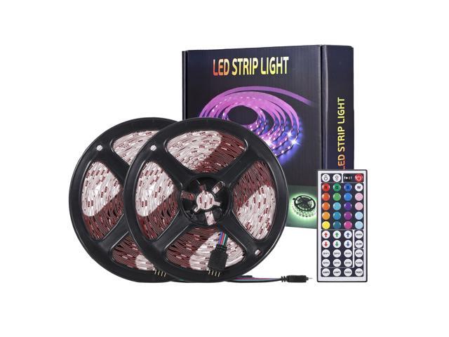 LED Strip Lights 656ft RGB LED Light Strip 5050 LED Tape Lights Color Changing LED Strip Lights with Remote for Home Lighting Kitchen Bed Strip