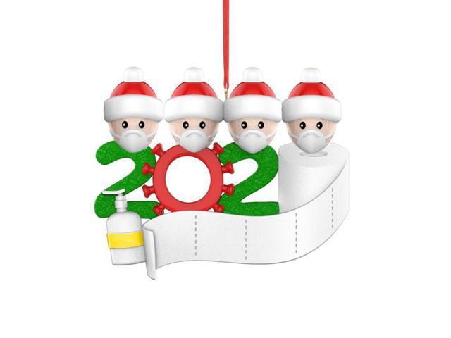Christmas Decoration Gift Personalized Hanging Pendants Party Santa Claus Family Hanging Ornament Xmas Tree Hanging Pendant