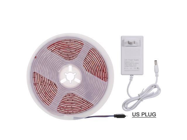 LED Strip Lights 5M RGB LED Light Strip Waterproof 5050 LED Tape Lights Color Changing Music Strip Lights with Remote DIY LED Lights for Home