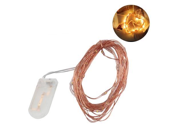 Ba-ttery Operated Fairy Light Decorative Cooper Wire String for Outdoor Wedding Patio Garden