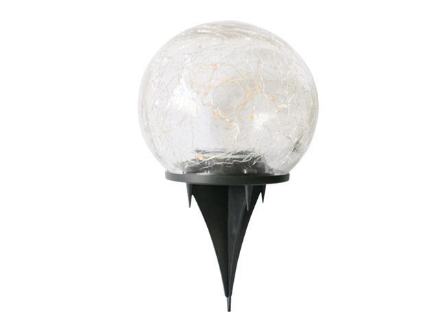20LEDs LED Solar Landscape Lights LED Garden Lights Waterproof Solar Powered Outdoor Round Stake Light for Pathway Walkway Lawn Backyard Security