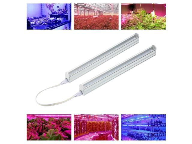 5-Pack LED Grow Light Strips 5W T5 Tube LED for Plants High Output Integrated Fixture Extendable 24 Inches Grow Lights for Greenhouse Plant Grow