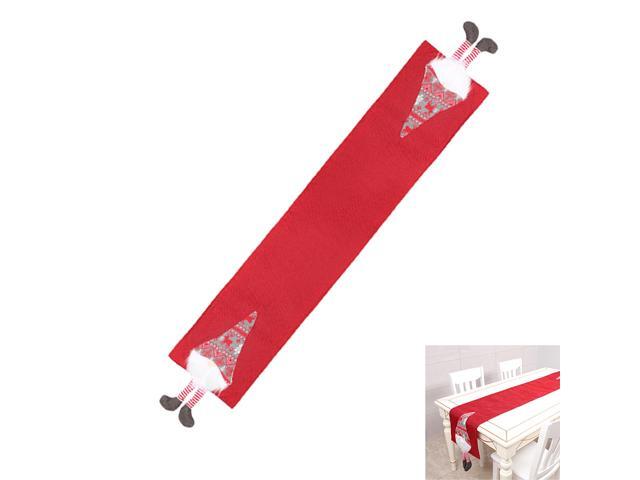 Christmas Table Runner Doll Table Cloth Christmas Decorations for Halloween Thanksgiving Holiday Parties