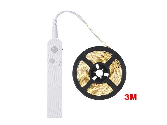 LED Under Cabinet Lighting Motion Sensor3m Bed Stairs Wardrobe Lamp Tape LED Closet Night Strip Light