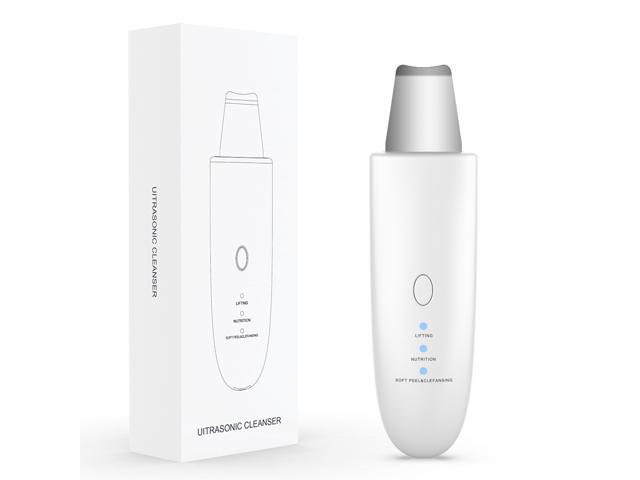 Ultrasonic Skin Scrubber Face Spatula LBM300 Blackhead Remover Pore Cleaner Facial Scrubber Spatula Exfoliator Rechargeable Face Lifting Tool