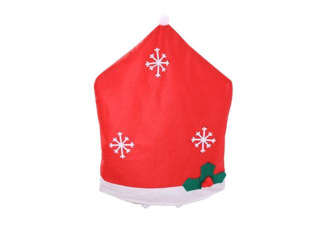 Christmas Chair Covers Tablecloth Santa Chair Back Covers Xams Chair Covers for Christmas Festive Home Dinner Table Chairs Decoration Kitchen Party