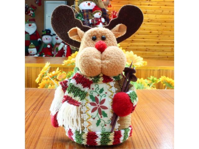 Christmas Decoration Desk Santa Claus Shaped Ornament Thanksgiving Day Wedding Decoration Winter Ornament Xmas Tree Gift Holiday Festivals Dinner