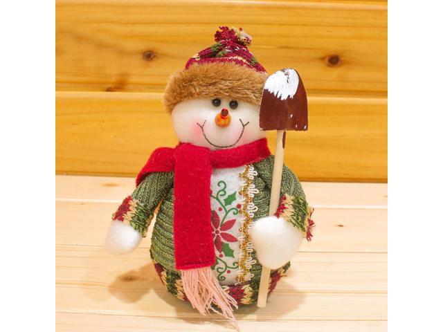 Christmas Decoration Desk Santa Claus Shaped Ornament Thanksgiving Day Wedding Decoration Winter Ornament Xmas Tree Gift Holiday Festivals Dinner