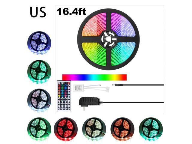LED Strip Lights164ft 5m RGB LED Light Strip 5050 LED Tape Lights Color Changing LED Strip Lights with Remote for Home Lighting Flexible Strip
