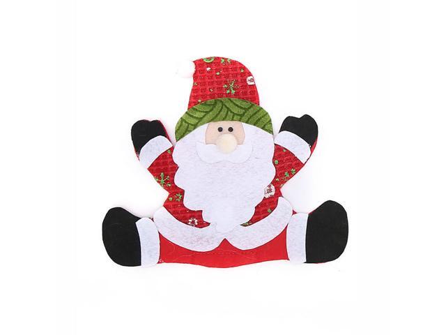 Mini Christmas Cutlery Tableware Holders Mini Santa Silverware Holders Candy Covers Wine Bottle Decor Gift Thanksgiving Day Holiday Festivals