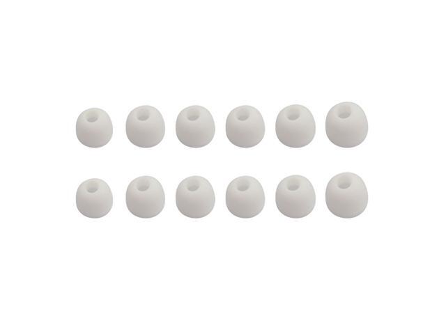 12PCS / 6 Pairs Replacement Earbuds Ear Tips Ear Buds Silicone Tips for In-Ear Headphones 3 Sizes Small Medium Large Headphone Accessories
