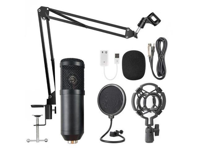 BM800 Professional Suspension Microphone Kit Live Broadcasting Recording Condenser Microphone Set