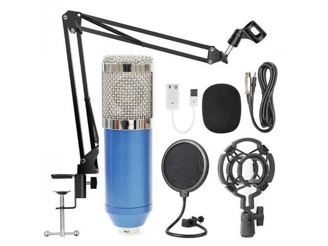 BM800 Professional Suspension Microphone Kit Live Broadcasting Recording Condenser Microphone Set