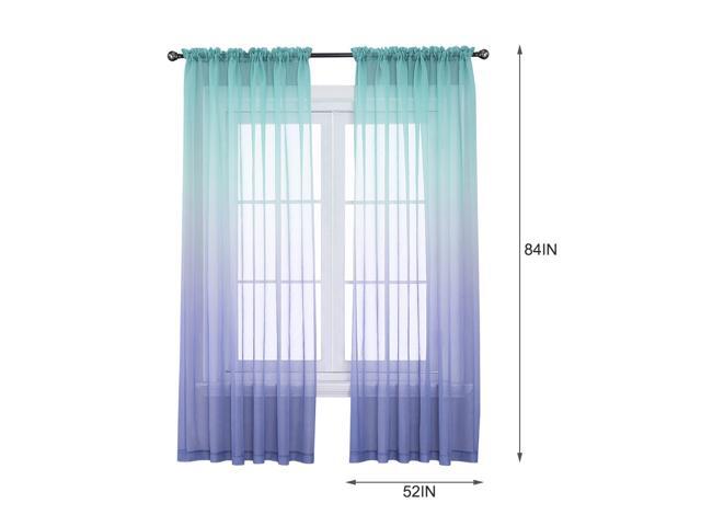 Semi Blackout Curtains 2 Panel Modern Curtains Room Darkening Thermal Insulated Design Grommet Window for Bedroom Living Room(79*102in)
