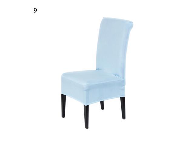 Printed Chair Cover Soft Milk Silk Home Seat Protector Stretch Anti Dust
