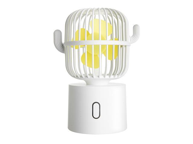 Mini Desk Fan Quiet 3 Speed Portable Fan Personal Handheld Rotation Fan for Student Bed USB Powered Travel Camping Office Home Desk Fan