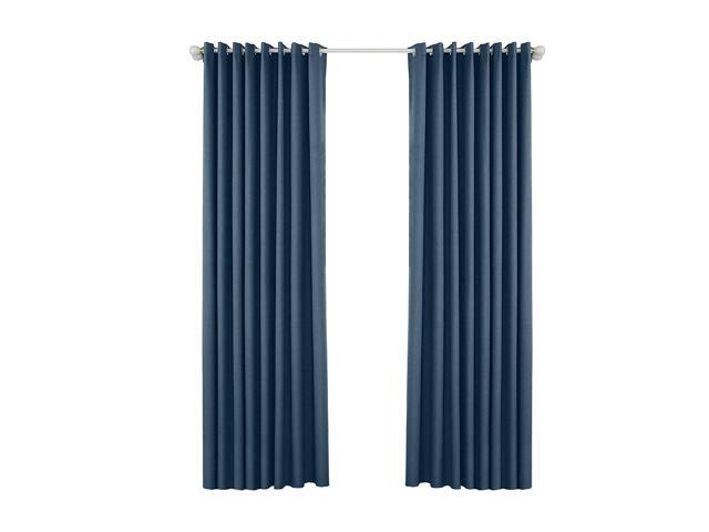 Semi Blackout Curtains 2 Panel Modern Curtains Room Darkening Thermal Insulated Design Grommet Window for Bedroom Living Room(39*51in)