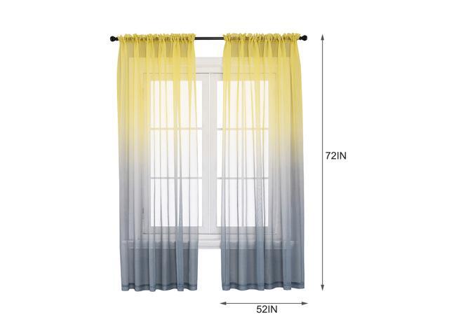 Semi Blackout Curtains 2 Panel Modern Curtains Room Darkening Thermal Insulated Design Grommet Window for Bedroom Living Room(79*102in)