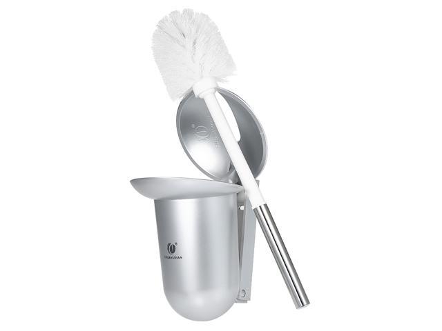 CHUANGDIAN Wall-mounted Hideaway Toilet Brush and Holder Bathroom Toilet Bowl Cleaning Tool