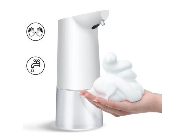 350mL Automatic Soap Dispenser Infrared Hand-free Touchless Soap Dispenser Foam Liquid Lotion Gel Auto Hand Soap Dispenser for Bathroom Kitchen