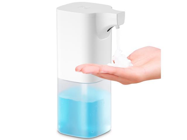 350mL Automatic Soap Dispenser Infrared Hand-free Touchless Soap Dispenser Foam Liquid Lotion Gel Auto Hand Soap Dispenser for Bathroom Kitchen