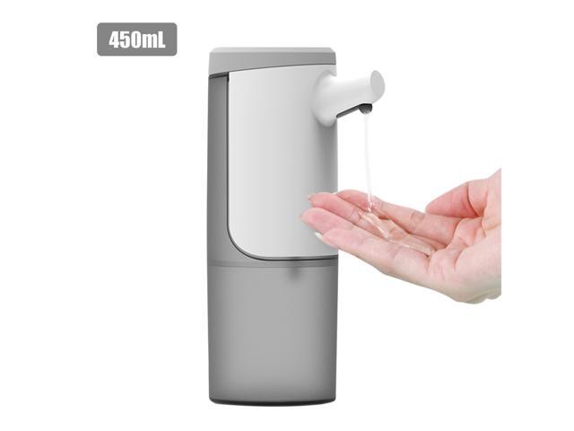 450mL Automatic Soap Dispenser Infrared Hand-free Touchless Soap Dispenser Liquid Lotion Gel Hand Sanitizer Auto Hand Soap Dispenser for Bathroom