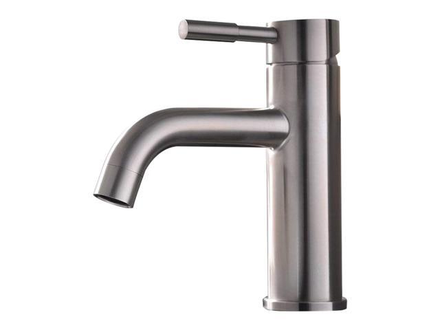 Bathroom Faucet Single Handle Kitchen Bar Sink Basin Faucet Finished Stainless Steel Ceramic Valve Hot And Cold Water Mixed Water Tap