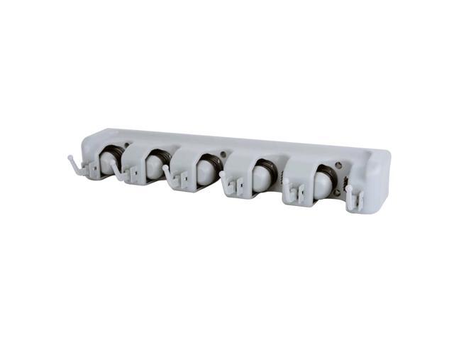 Mop Holder With Hook Broom Holder Drilling Wall Mounted Broom Hanger Organizer Storage Rack Kitchen Bathroom Garden