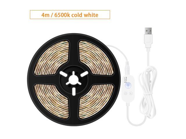 USB Dimmable LEDs Strips Light PIR Motion Sensor 4m 240LEDs Rope Light for TV Computer Desktop Background Home Kitchen Decorative Lighting
